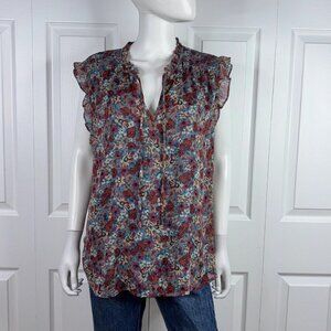 TAMARA H women's floral blouse size XL LIKE NEW!!